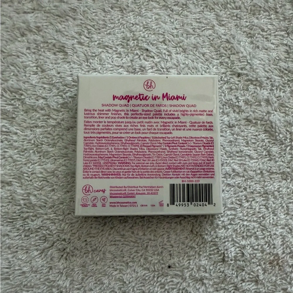 BH Cosmetics Miami Quad Brand new with plastic still attached. No box - Picture 6 of 6
